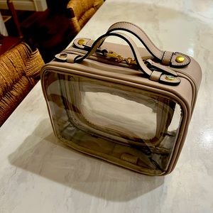 Calpak Medium Clear Cosmetics Case